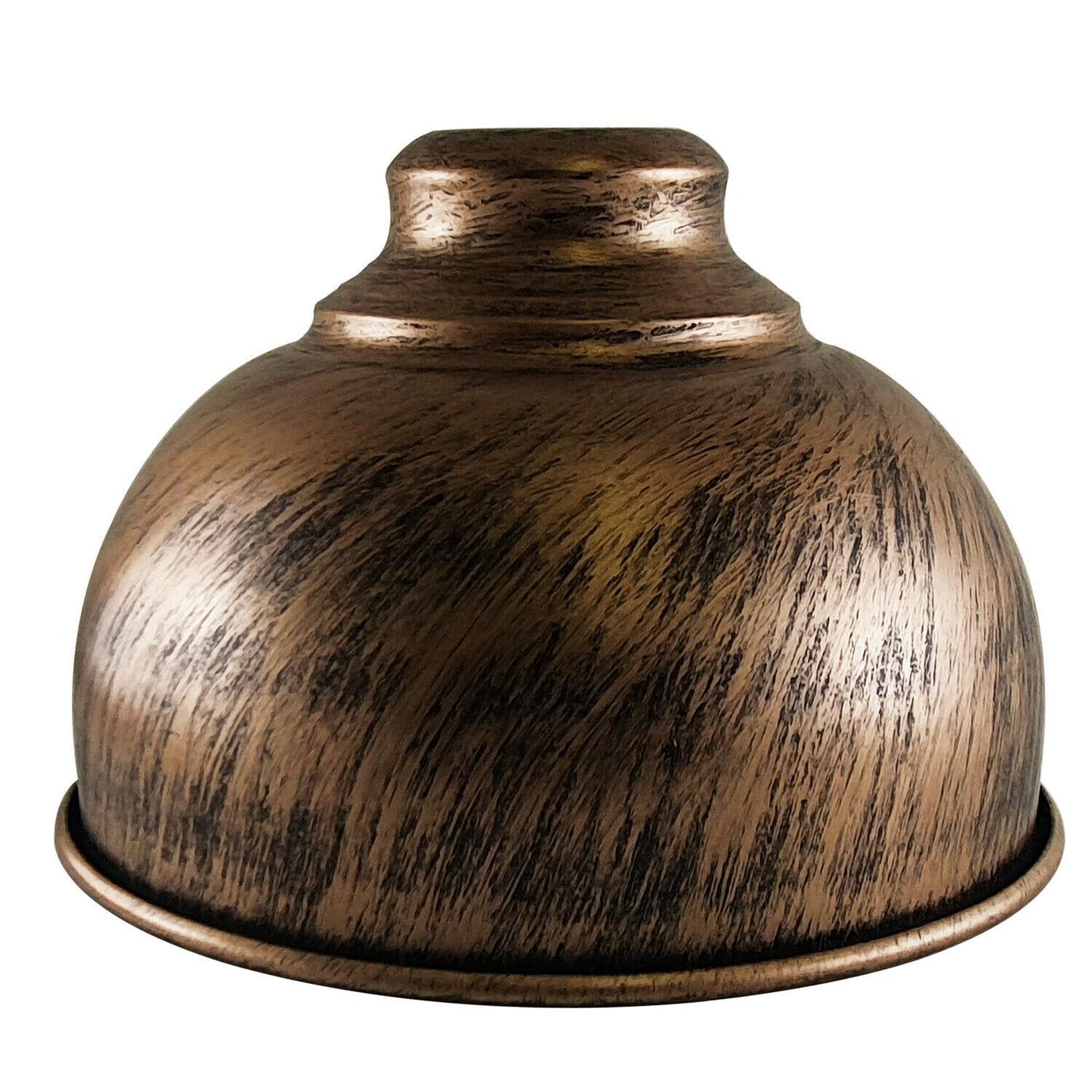 brushed copper lampshade
