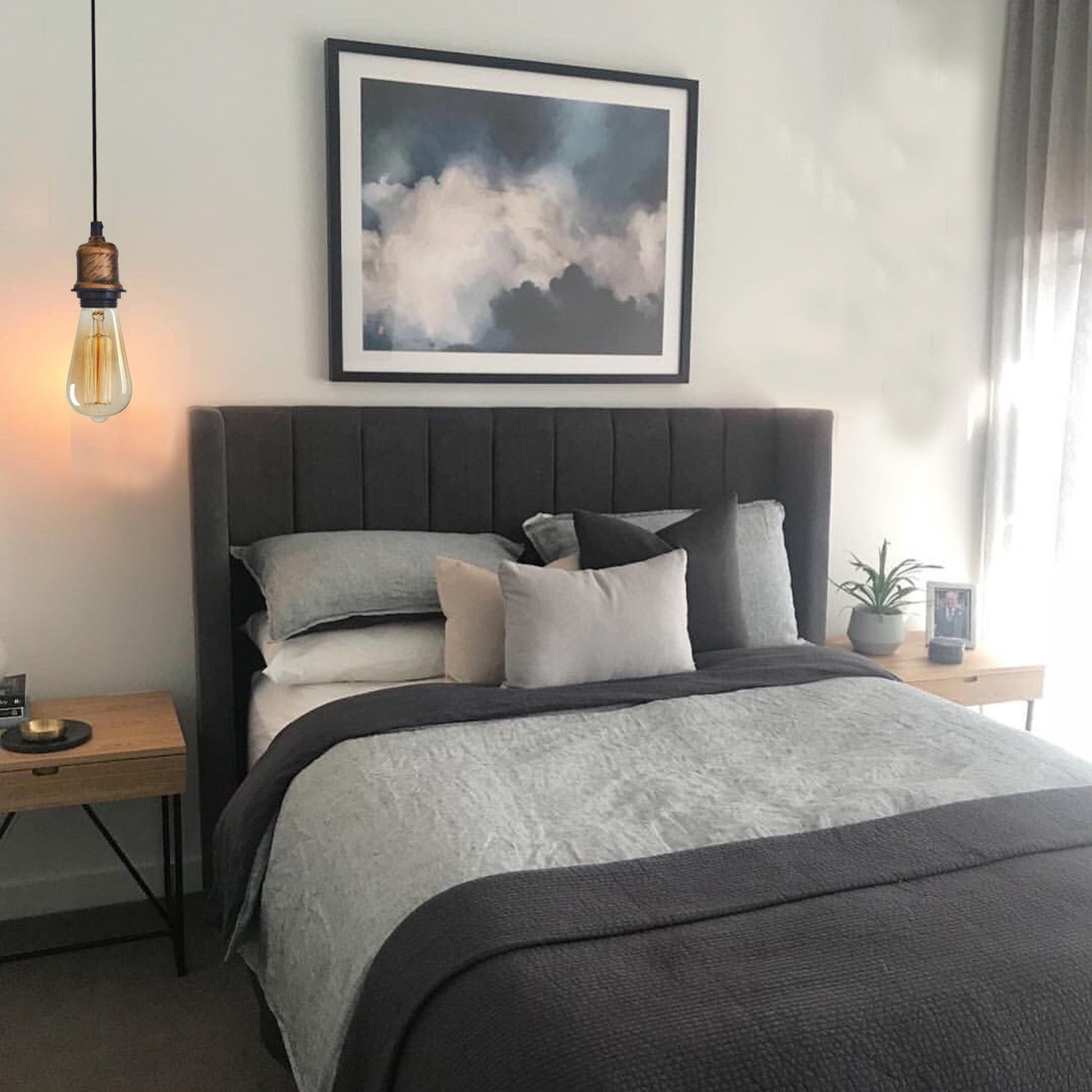 hanging lamp with plug