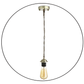 E27 pendant lamp holder for industrial spaces