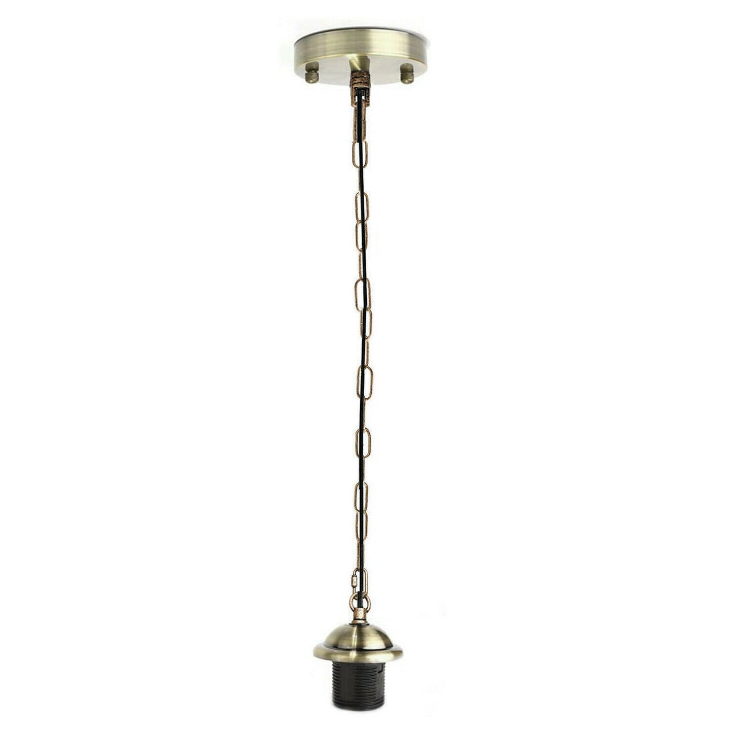 Green Brass  metal E27 pendant lamp holder for bold designs