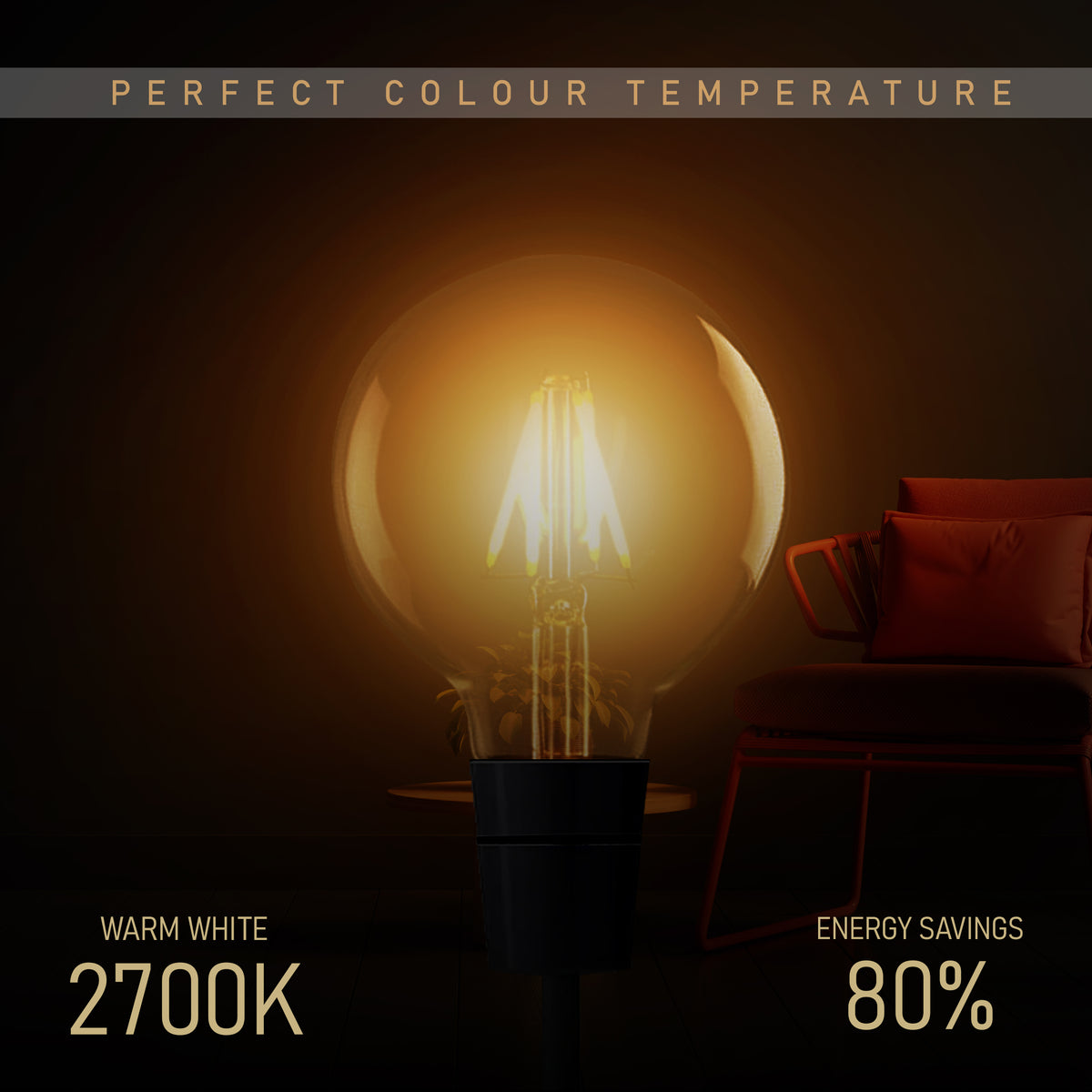 compact globe bulb e27