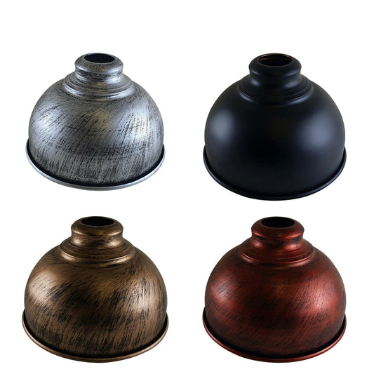 curvy metal lampshade