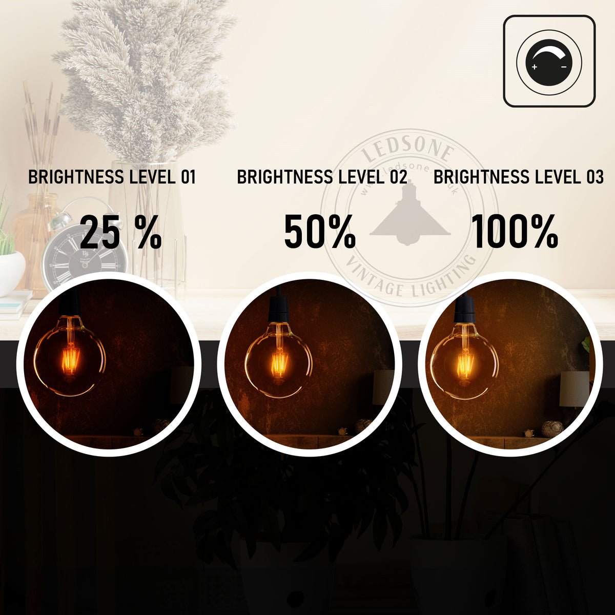 dimmable globe bulb e27