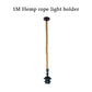  E27 ceiling pendant light in hemp rope style for retro decor