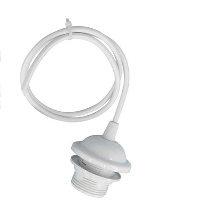 E27 colour umbrella holder PVC 2 core with 1m cable for lighting