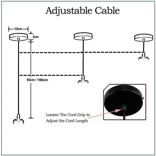 ceiling lamp with plug
