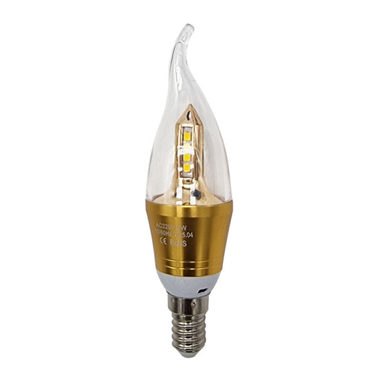 Non dimmable c35 e14 flame 4w