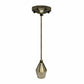 Green brass ceiling pendant light with E27 socket for home decor