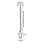 lamp holder pendant White Metal Ceiling E27 Lamp Holder adjustable cable With Chain