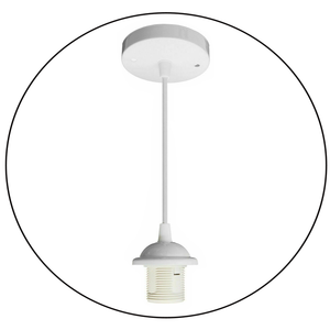 White Light lampholder for modern spaces