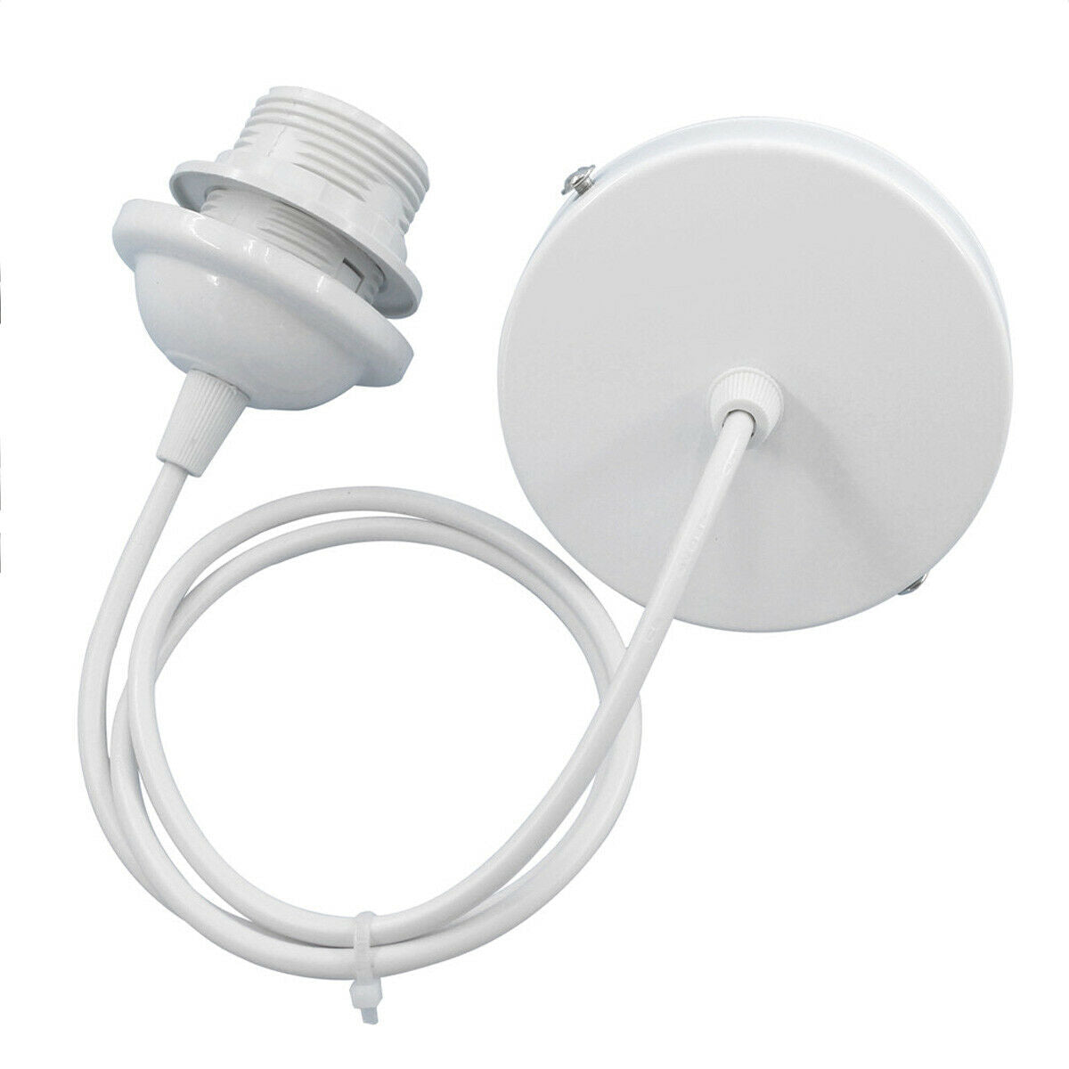 lampholder for table lamp with white cable with a classic design