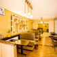 Modern wood pendant light holder with clean lines