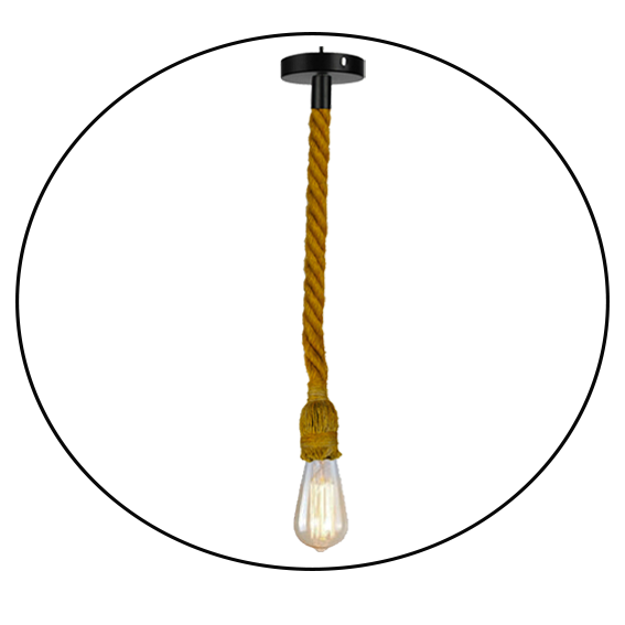 E27 Edison Screw Hanging Pendant Ceiling Light