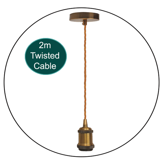 pendant light holder | Edison screw lamp holder