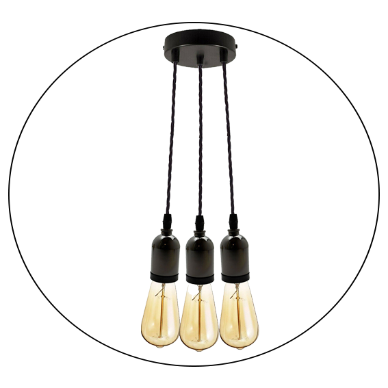 plug in ceiling light 