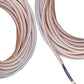 2 Core Round Braided Flex Fabric Cable Light Cord Rose Gold 