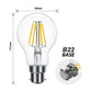 Vintage Industrial LED A60 B22 8w Cool White Amber Energy Saving Retro Lamp Bulb