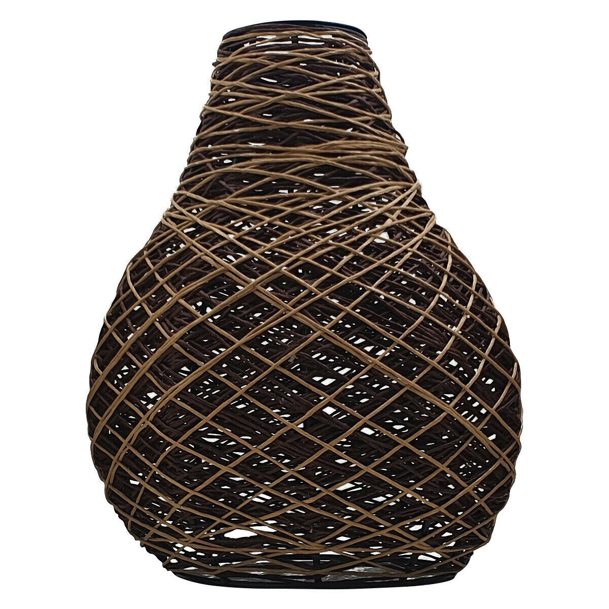 Decorative Modern Woven Rattan Pendant Lamp Cage Lighting Shade