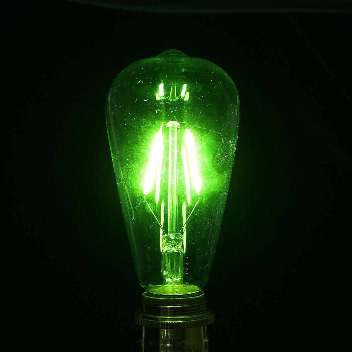 E27 4W Bulb Vintage Antique Retro Lighting Filament Edison Decorative Lamp Bulb Green