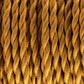 2 Core Twisted Cable Braided Flex Fabric Cord Lamp Wire Gold