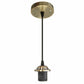 electricalsone Industrial Ratio Green Brass E27 PVC Ceiling Rose Pendant Light~3382 - electricalsone UK Ltd